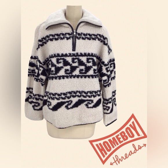 Isabel Marant Women’s Black and White Sweater Size 34 - Picture 1 of 5